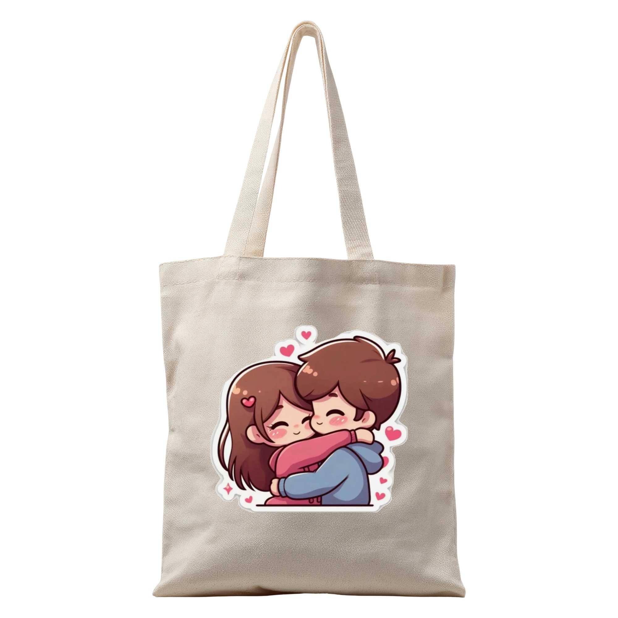 Cute Couple Hug Bag