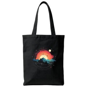 Mountain In Circle Bag