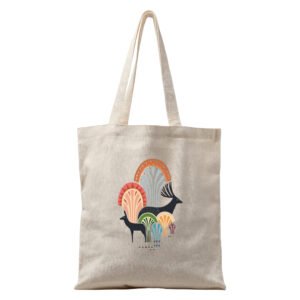 Two Deer In Nature Bag