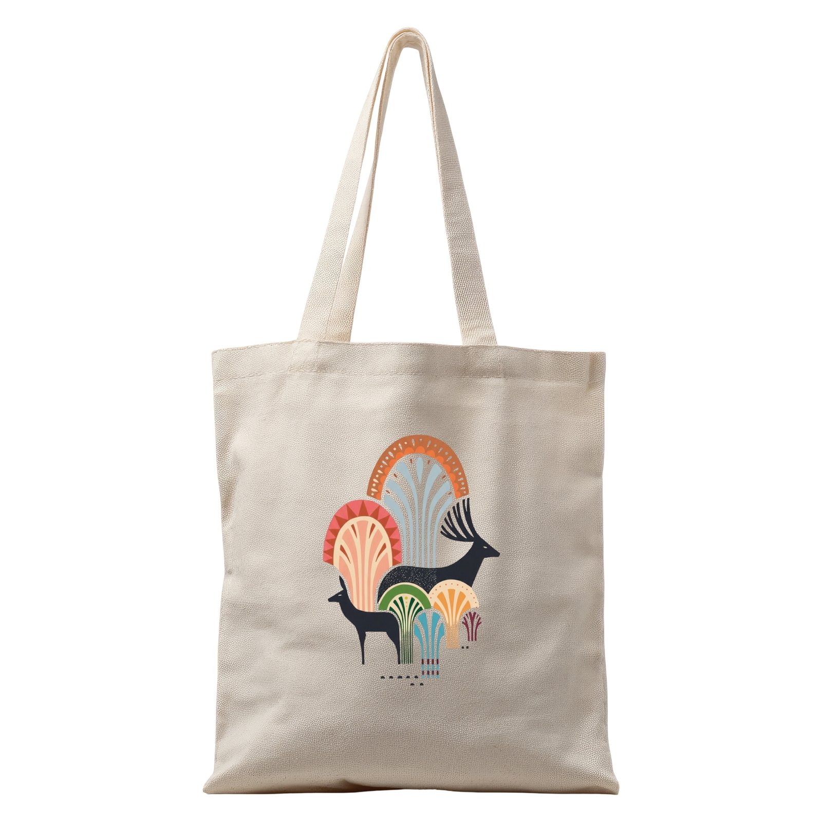 Two Deer In Nature Bag