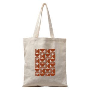 Retro Half Circle Abstract Bag