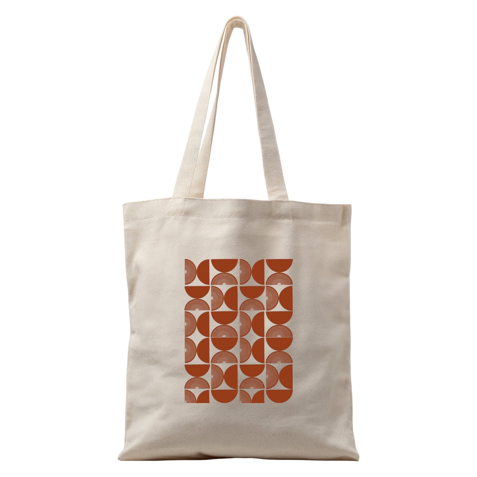 Retro Half Circle Abstract Bag