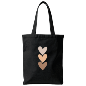 3 Colour Heart Bag