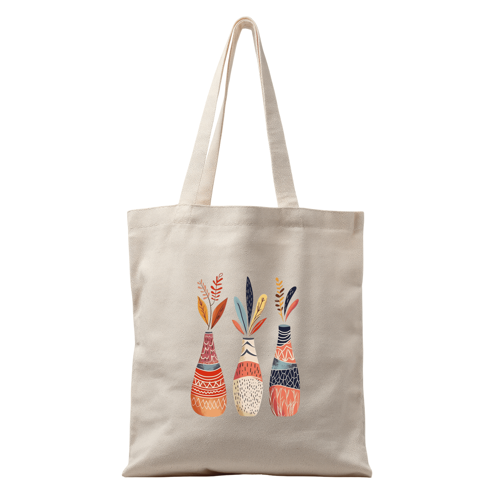 Boho Colourful Vases Tote Bag