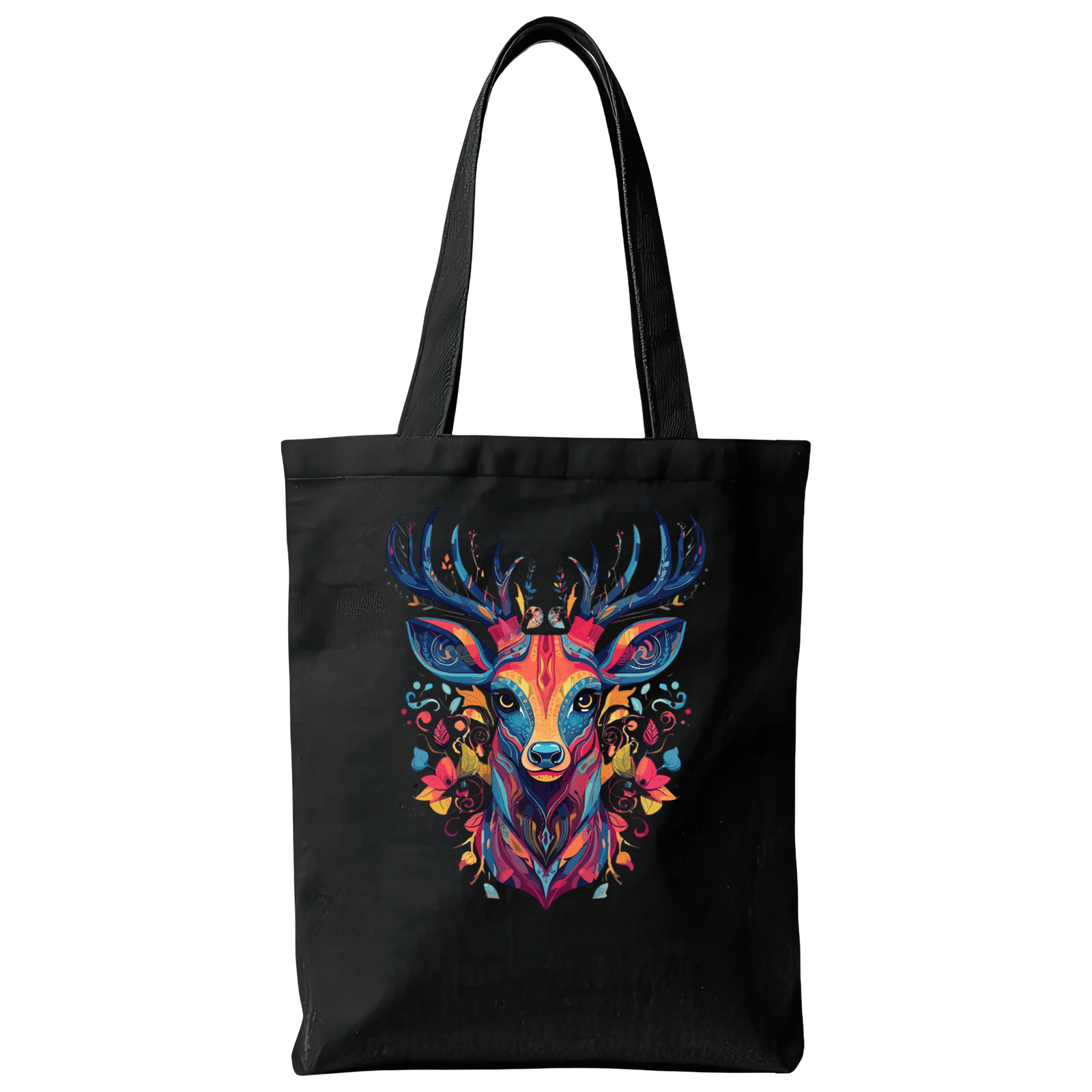 Colourful Deer Art Tote Bag