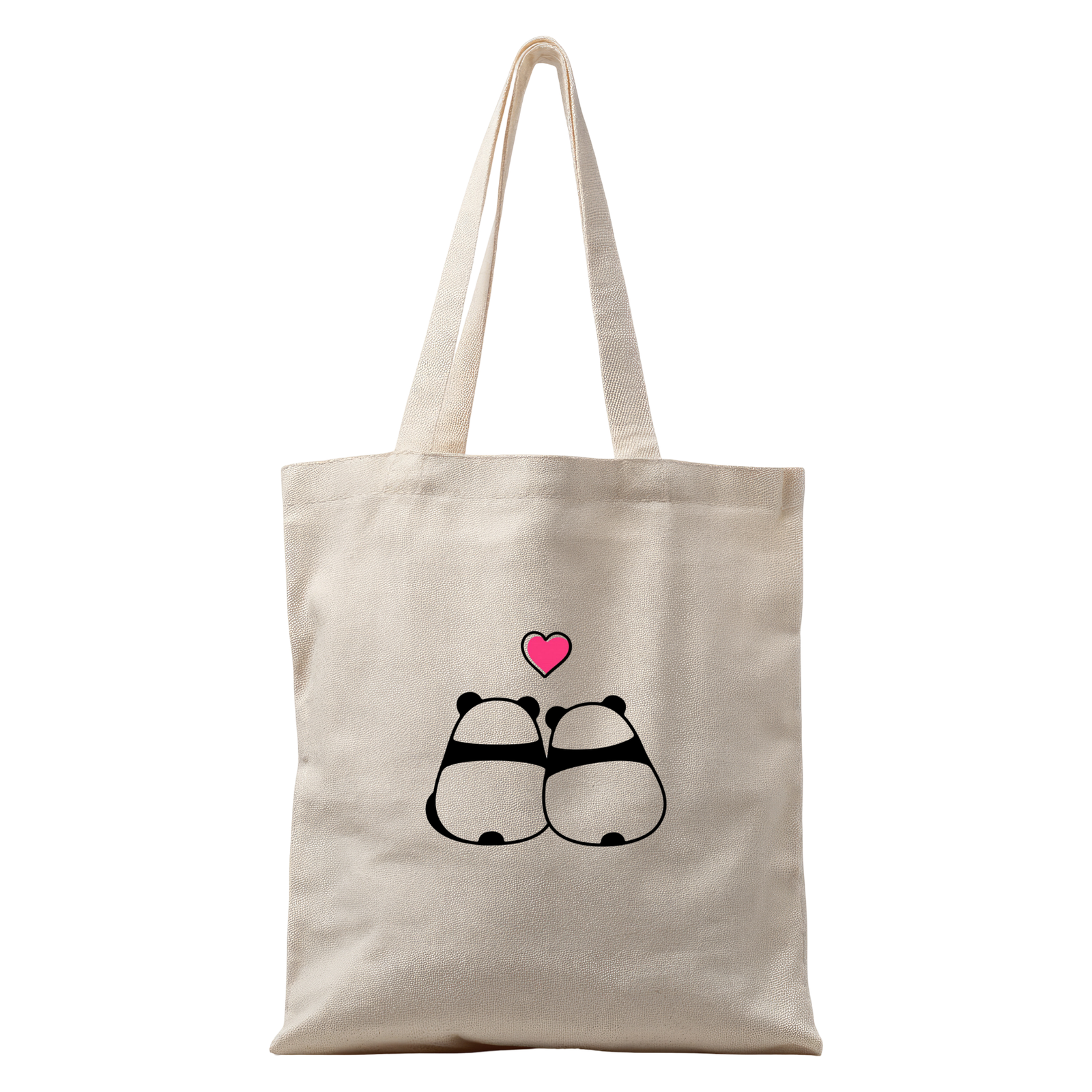 Couple Panda Tote