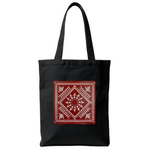 Warli Red Square Bag