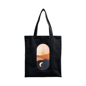 Sun & Moon Mandala Art Bag