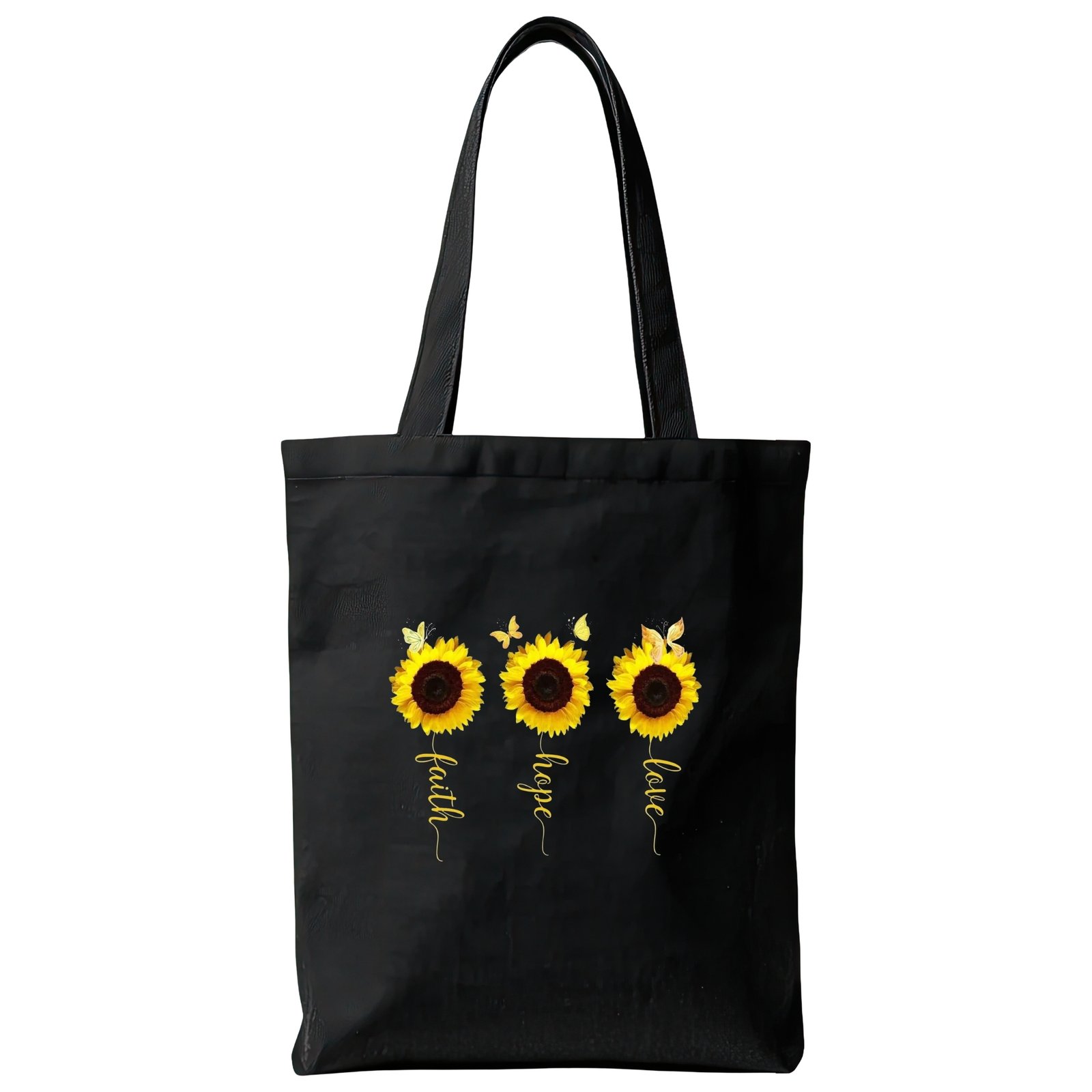 Three Blooming Sunflower Bag