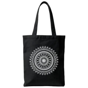 Warli Trible Black Bag